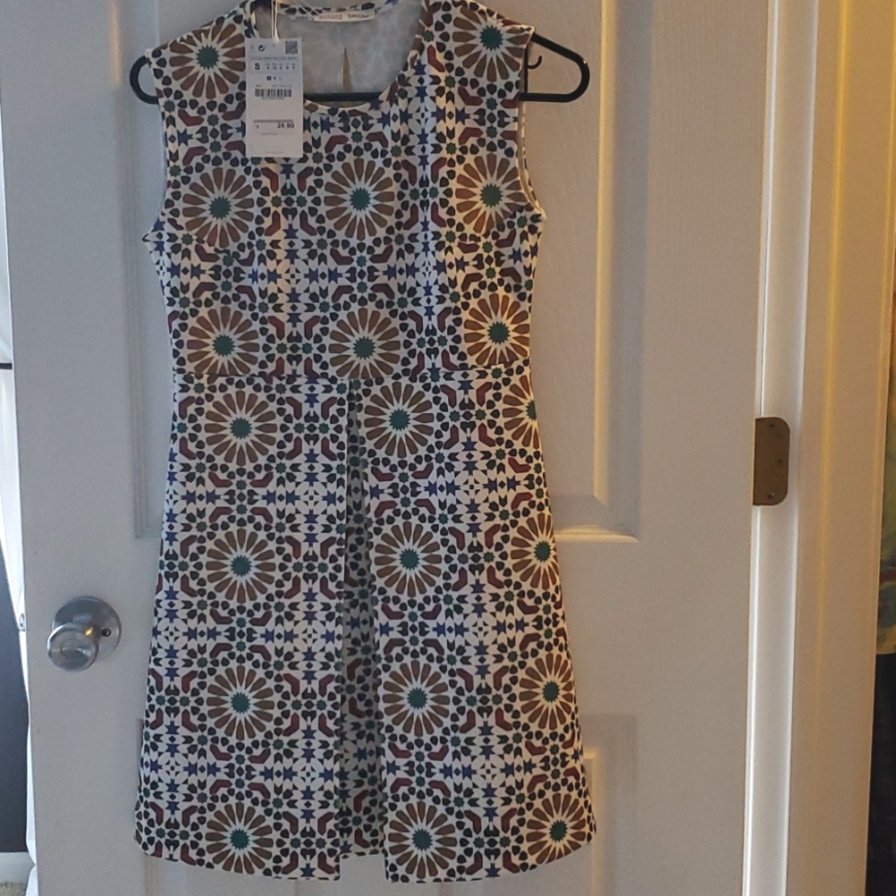 Zara printed  dress